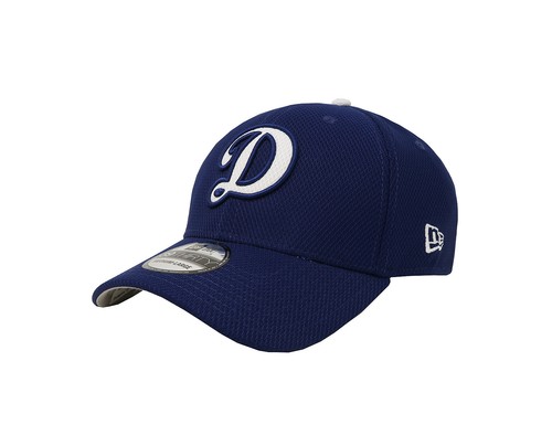 LA Dodgers D Diamond Royal Blue Gray 