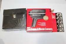 gaf Super 8 Movie Camera XL 112 in box all paperwork, book and case