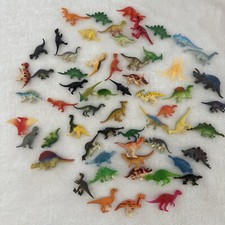Lot of 60 Mini Dinosaur Figures Prehistoric T-Rex Stegosaurus Allosaurus 2  