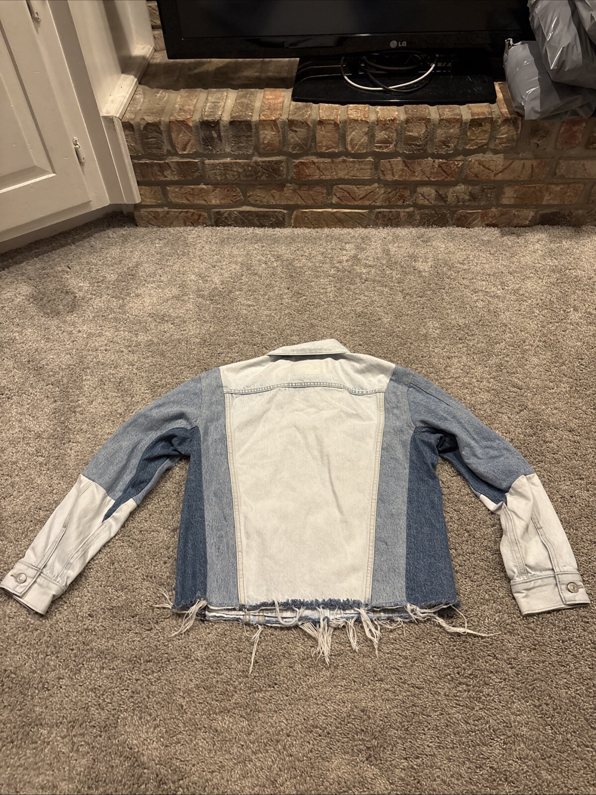 Levis Premium Big E Colorblock Patchwork Two Tone… - image 6