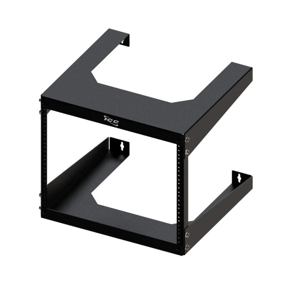 ICC Wall Mount Rack with 8 Rack Mount Spaces (8U) - Heavy-Duty 19" Open Frame... - Image 3 of 4