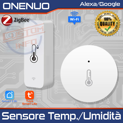 Tuya Zigbee Sensor Thermometer mit Hygrometer, Temperatur- und Feuchtigkeitssensor