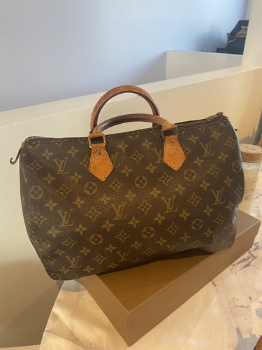 Louis Vuitton Speedy 35. 100% Authentic Bag. Genuine Leather LV.  Authenticated | eBay