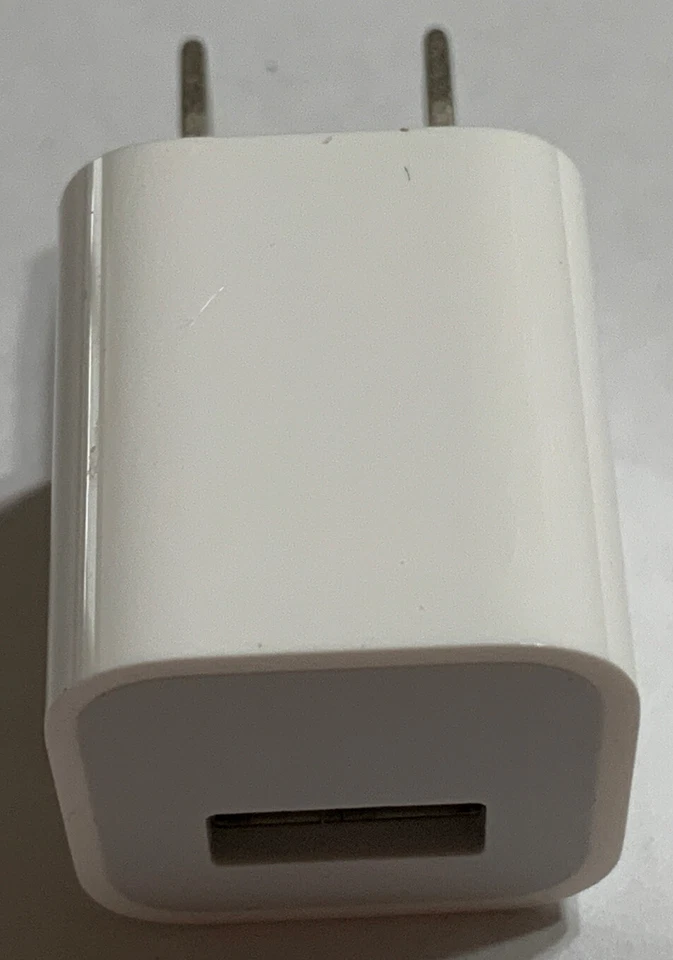 Genuine OEM Original Apple iPhone 5W USB Wall Charger Power Adapter Cube A1385 - Image 2 of 2