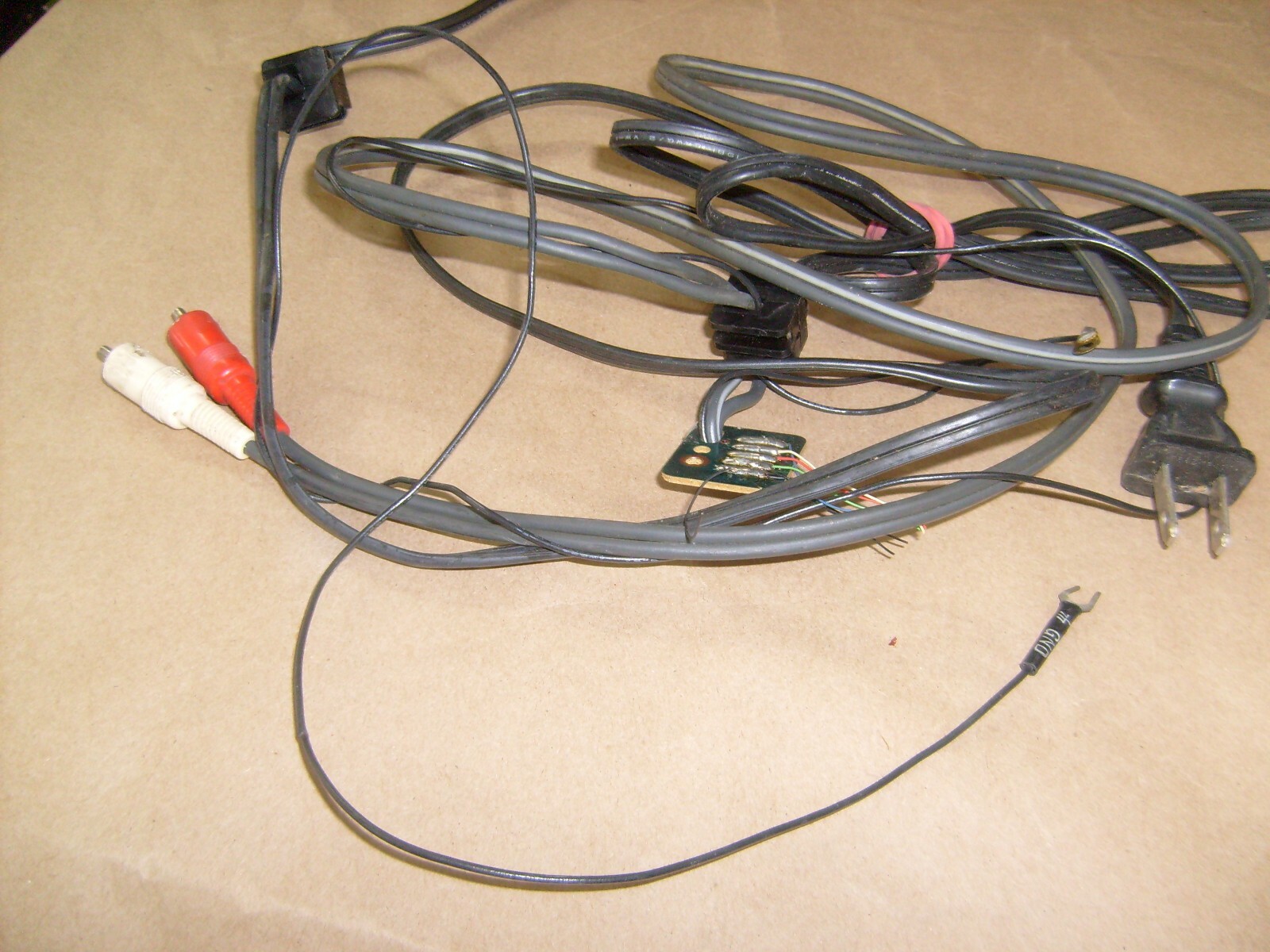 MCS Modular Components System 6502 Turntable AC CORD AND AUDIO