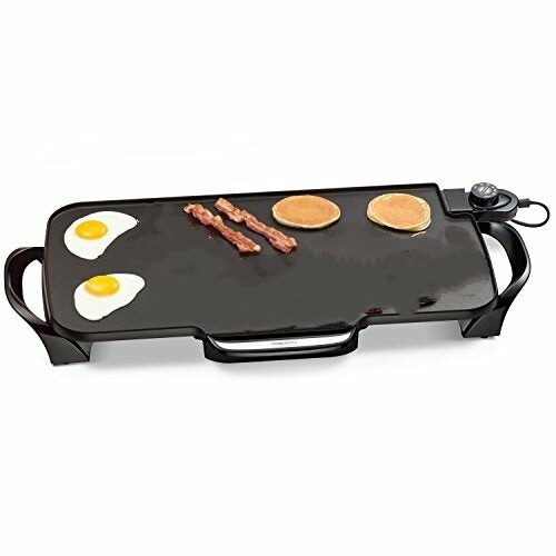 Presto 07062 22in Electric Ceramic Griddle with Removable Handles