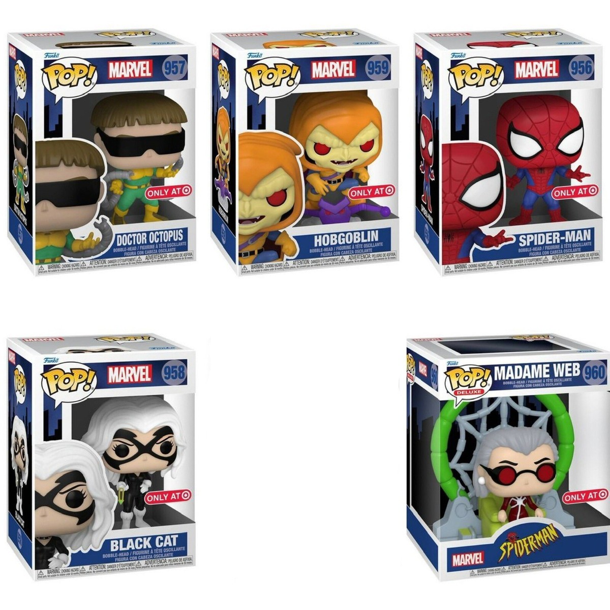 funko pop スパイダーマン（MARVEL）５点セット Amazon.co.jp: Funko POP! マーベル アニメーション