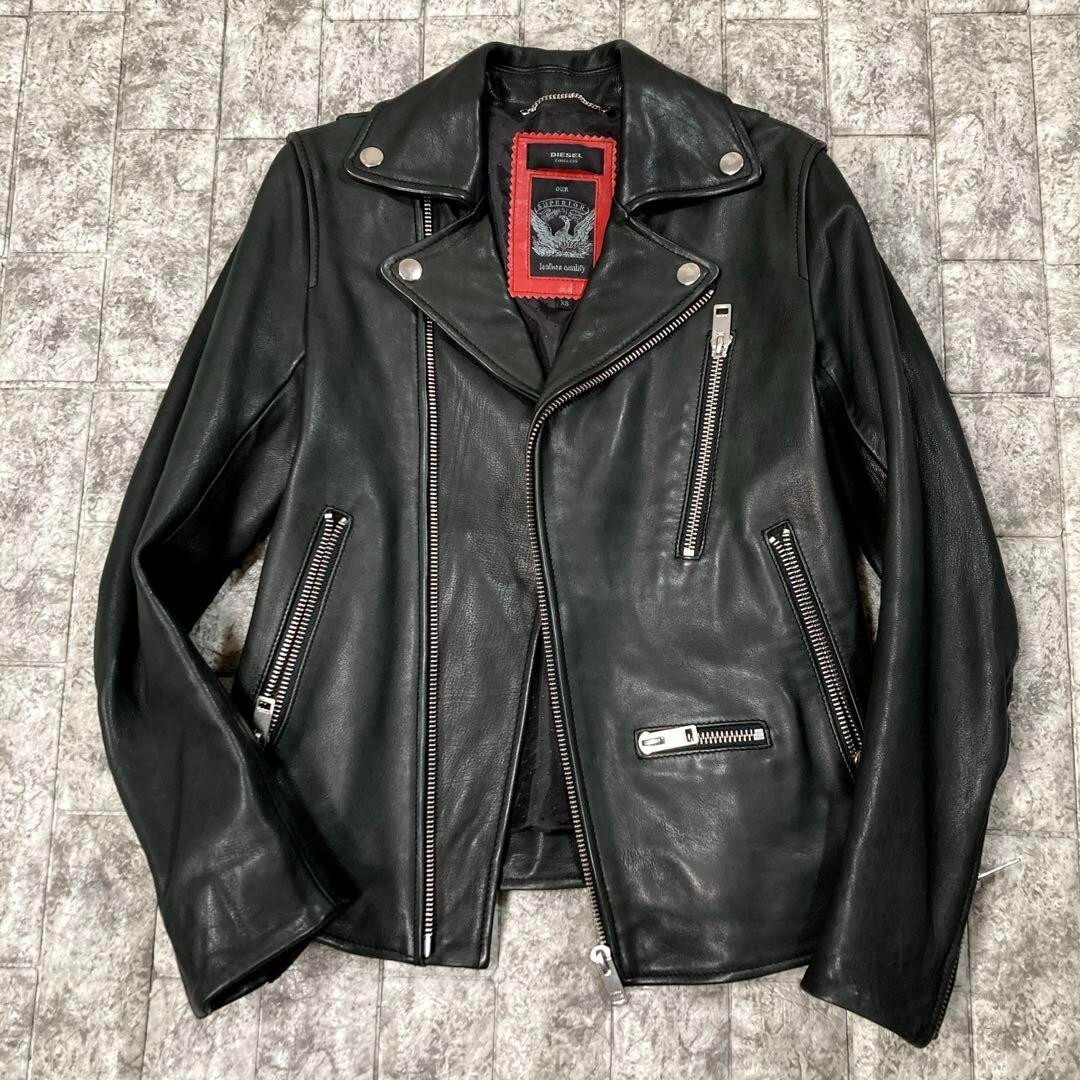 DIESEL x TIMELESS COLLECTION Lamb Leather Double Rider