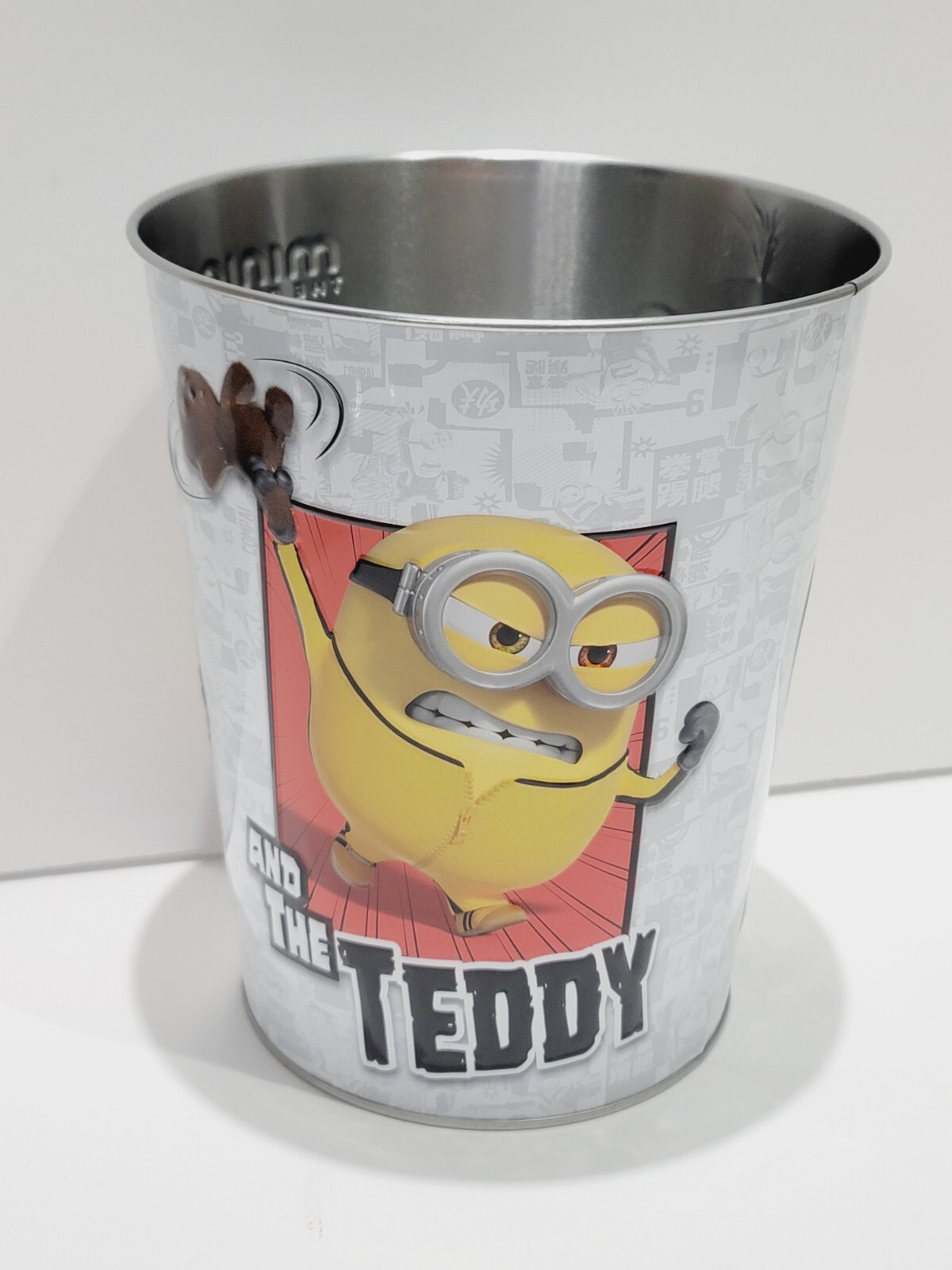 New Amc Popcorn Tin/ Bucket Minions The Rise Grelly USA