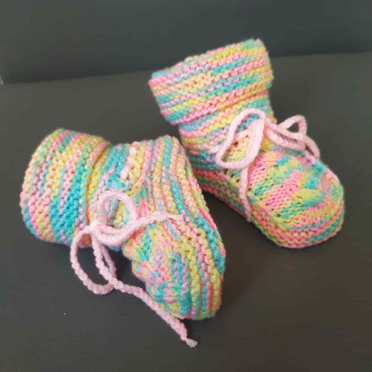 Socks Cotton Baby Booties Knitted Baby Booties 5-9 Months Cotton