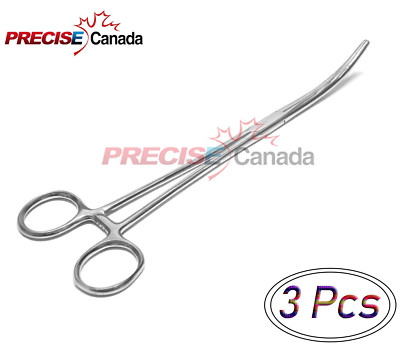 PRECISE CANADA 3 Rochester Pean Forceps 6.25 Curve Surgical OB/GYN Instruments