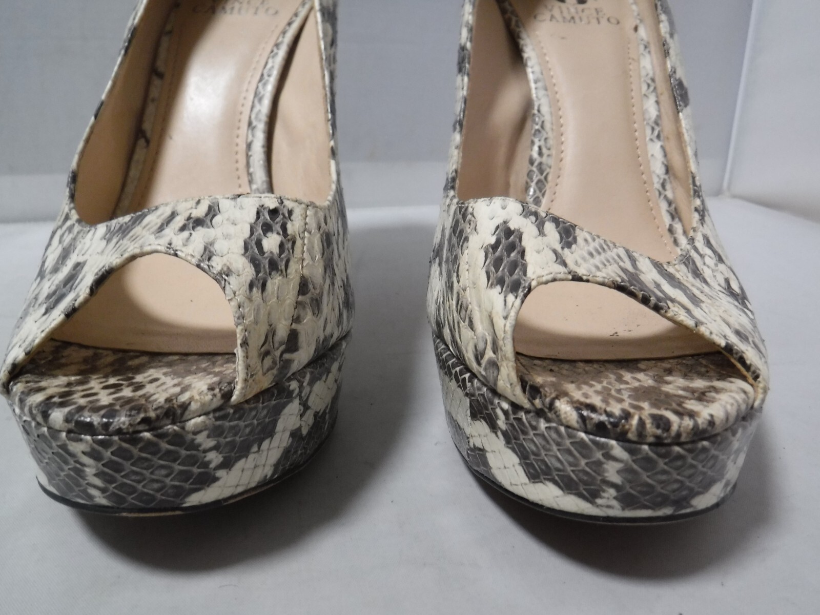 Vince Camuto Lorim Snake Print Python Platform Pu… - image 8