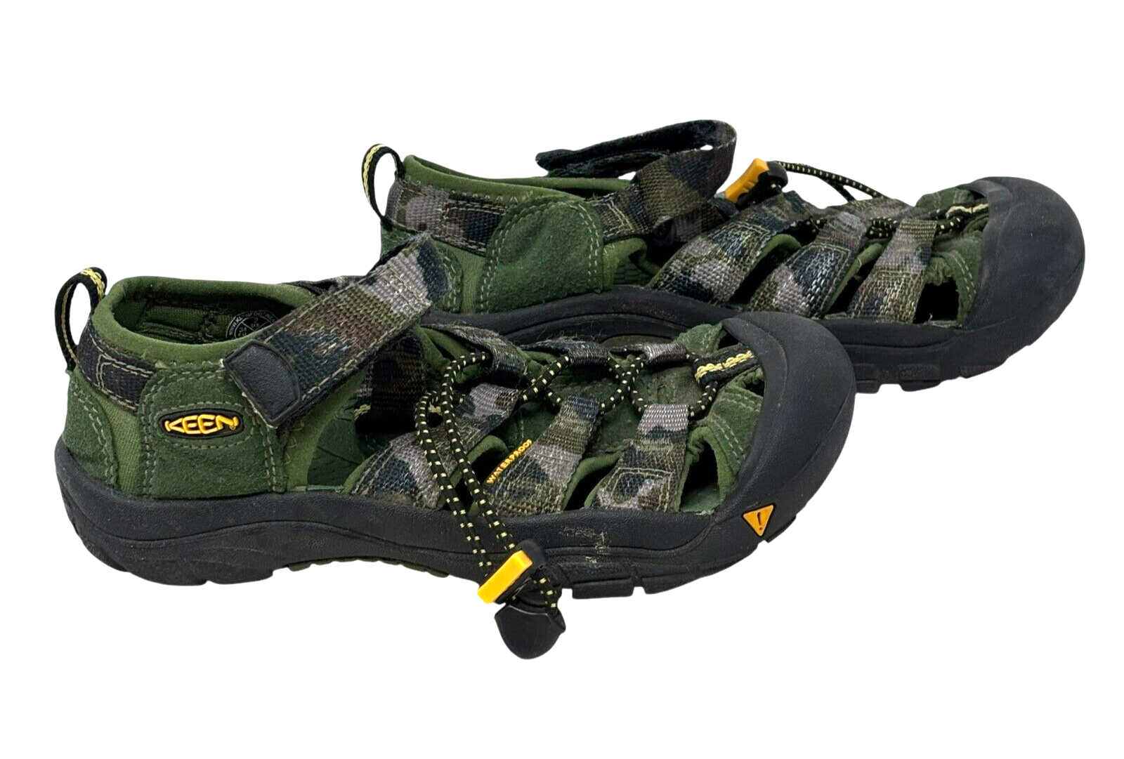 Sandali impermeabili mimetici verdi Keen Newport H2 scarpa giovane taglia 2 escursionismo 9212 BGPT