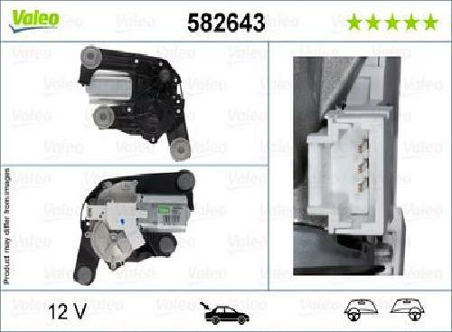 Original Valeo Wischermotor 582643 FüR CitroëN-image