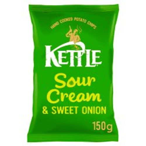 Kettle Chips Sour Cream & Onion Crisps 150 G - Picture 1 of 1