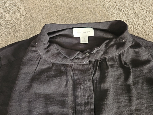 Witchery Black sleeveless dress Size 8 - Picture 3 of 10