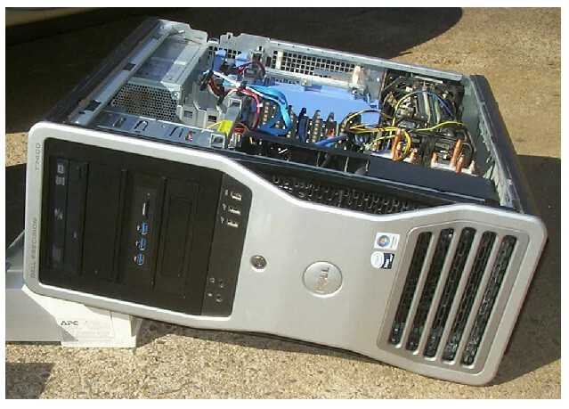 Dell Precision T7400 Tower, Dual Xenon CPU, 8G-Ram, Video Dell Precision T7400 Tower, Dual Xenon CPU, 8G-Ram, Video
