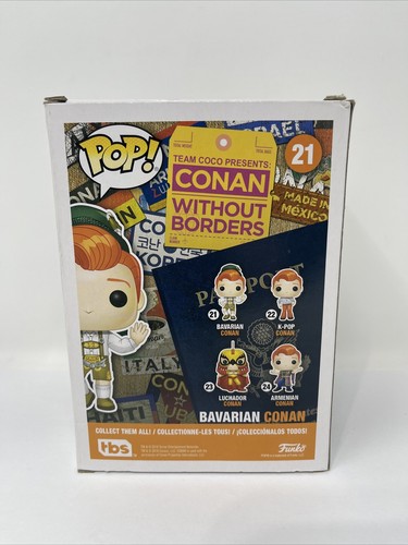 Pop Funko Gamestop Exclusivo #21 Bavarian Conan O'Brien Sin Fronteras TBS - Imagen 4 de 7