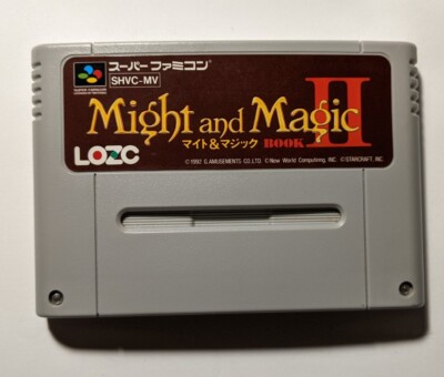 Might & Magic: Book II [Nintendo Super Famicom - SHVC-MV]