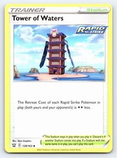 Tower of Waters 138/163 Uncommon Battle Styles Pokemon Card - NM