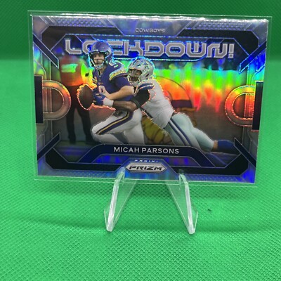 2023 Panini Prizm Football Lockdown Cowboys Micah Parsons Silver Prizm