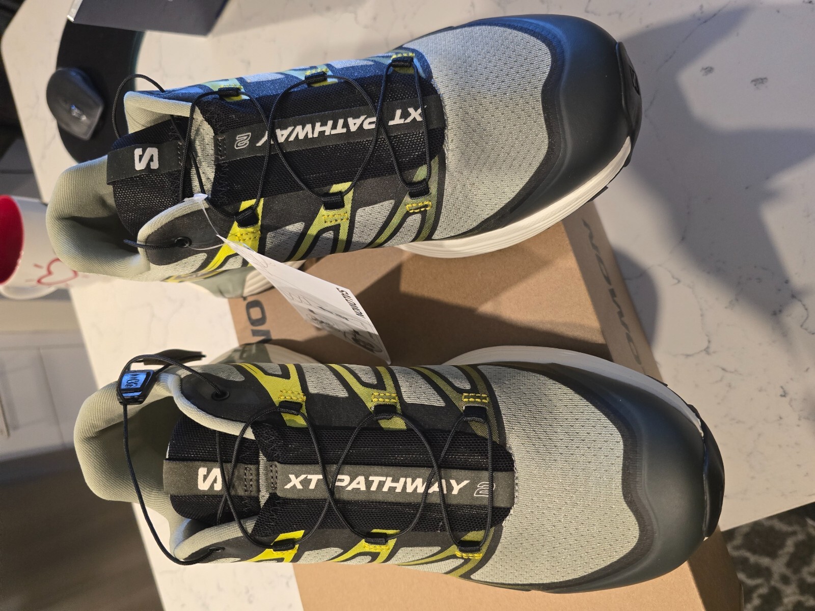 SCARPA DA TREKKING TRAIL RUNNING SALOMON XT PATHWAY 2 SEAGRASS L47686900 DA UOMO TAGLIA 10