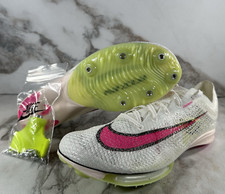 Nike Air Zoom Victory Track Shoes Mens Size 8 Sail Pink Spikes New CD4385-101