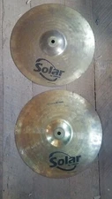Sabian Solar hi hat 13 " jazz Cymbals pair