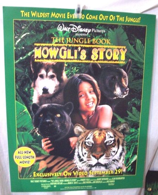 Disney Maugli Istoriya Originalnyj Dvd 98 Film Poster 28x22 Posterboard 1352 Ebay