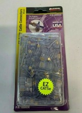 Platinum Tools 100003C EZ-RJ45 Cat5/5e Connectors, Clamshell pack of 50 clips