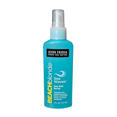 John Frieda Beach Blonde Sea Waves Sea Salt Spray, 5 oz/147 ml