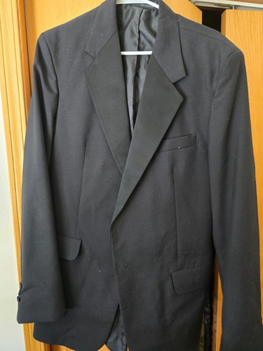 Men's Black Suit Coat - 42XL - ***Made in Hungary!***