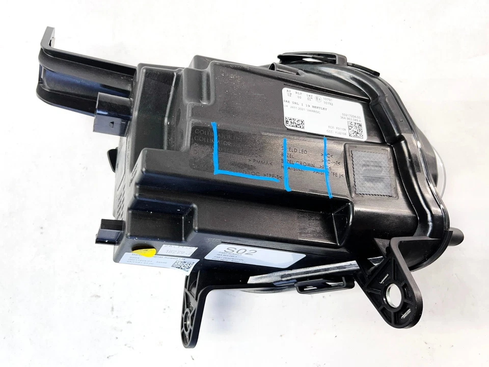 20-23 BENTLEY BENTAYGA LUZ LADO CONDUCTOR IZQUIERDA LÁMPARA INTERMITENTE INDICADOR OEM Foto 3 de 4