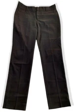 Calvin Klein Women 6 Black Slim Cut Mid Rise Chino Pants Trousers 29” Work