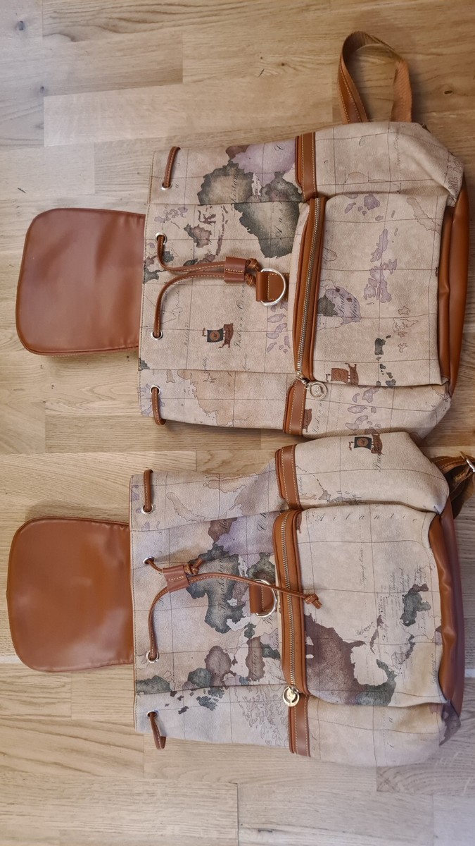 B. ANGEL Map Print Sling Backpack B. Angel  main image 2