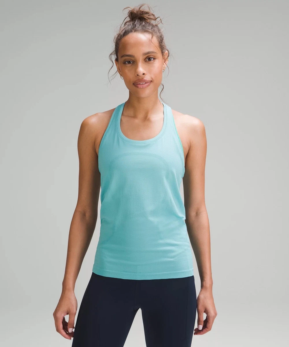 Lululemon Swiftly Tech Tank Top Race Length Tidal Teal Size 10 eBay