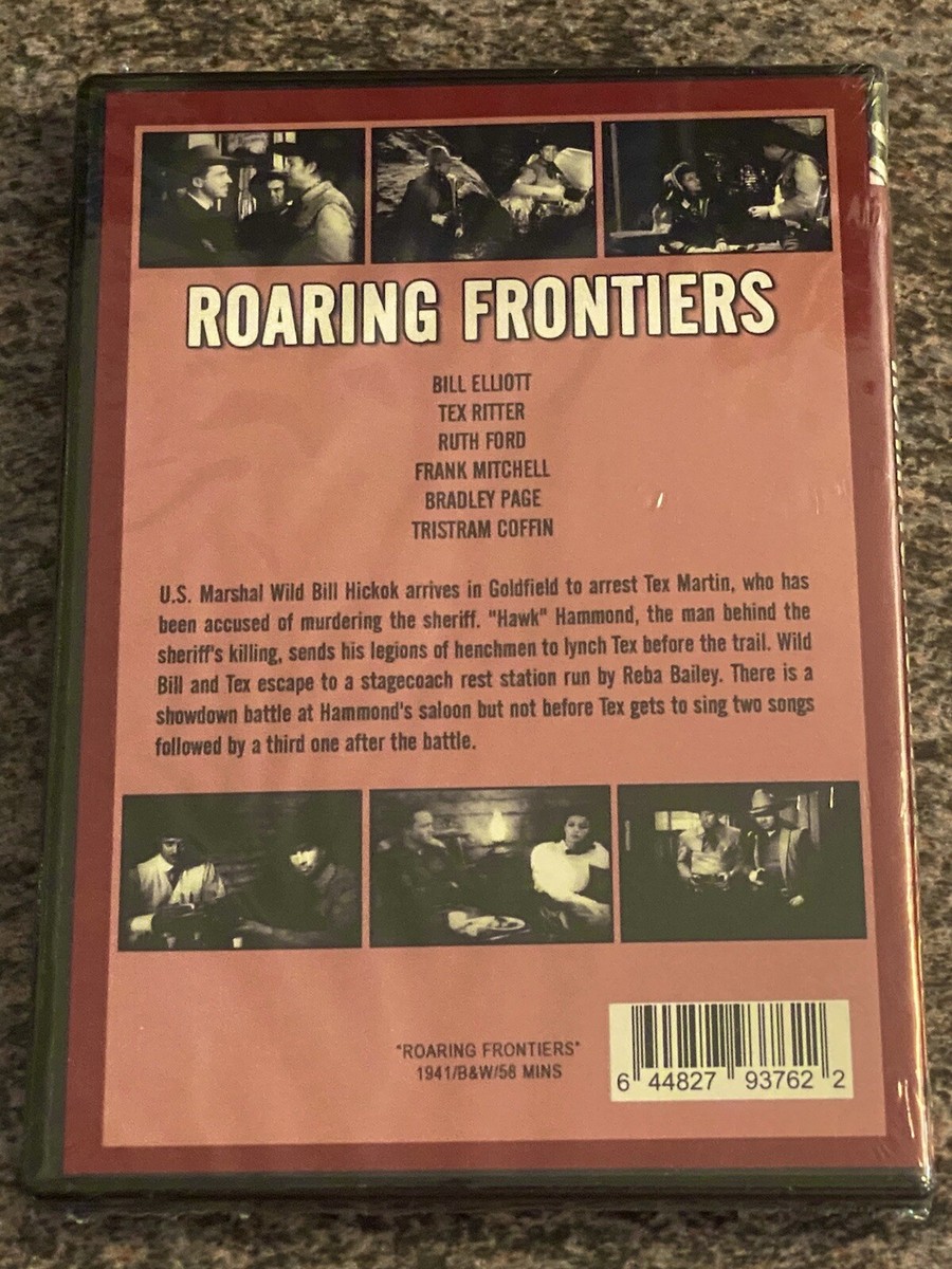 Roaring Frontiers (DVD, Reel Vault, 1941 Bill Elliott, Tex