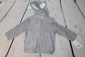 Baby Light Grey Hooded  Sweater jacket Cotton  18m NWT cat & jack
