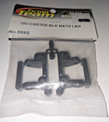 Team Associated RC # 9592 20 D Caster L & R Black B4 / T4
