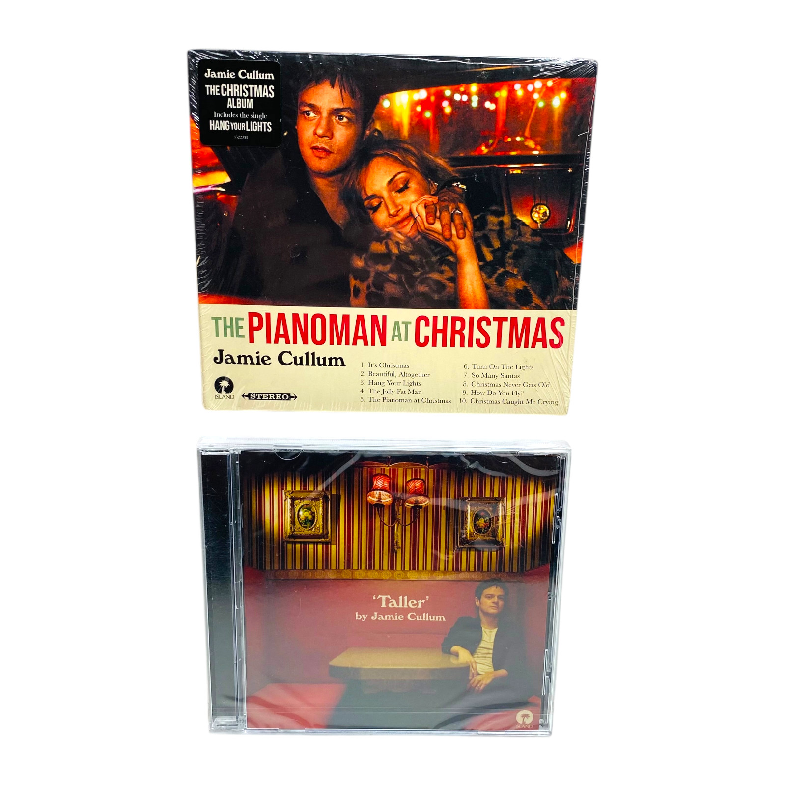 Jamie Cullum (2 NEW SEALED Album CD Bundle ) Pianoman at Christmas & Taller