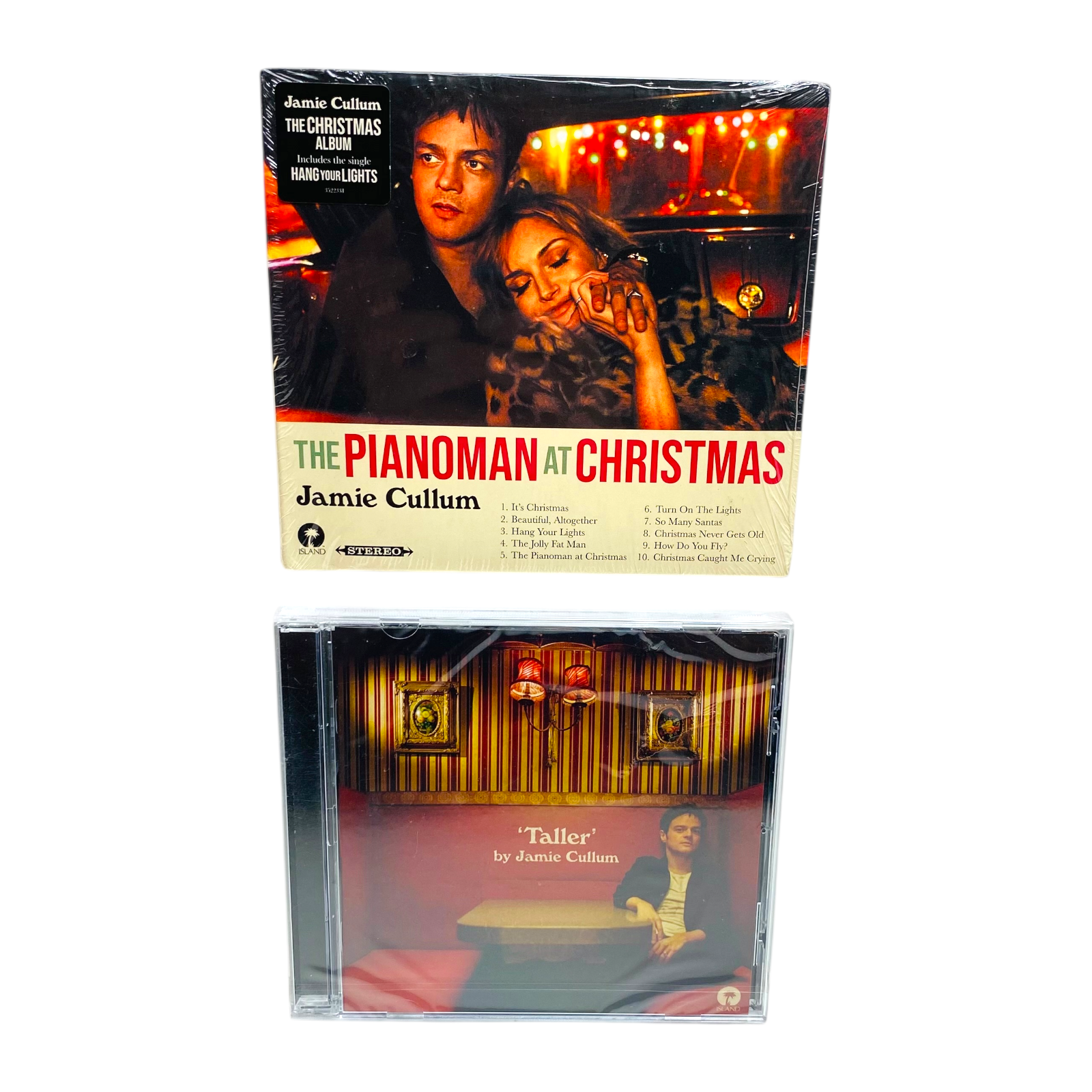 Jamie Cullum (2 NEW SEALED Album CD Bundle ) Pianoman at Christmas & Taller