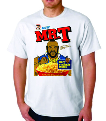MR T CEREAL T-SHIRT / QUAKER GENERAL MILLS MONSTER FRANKEN BERRY