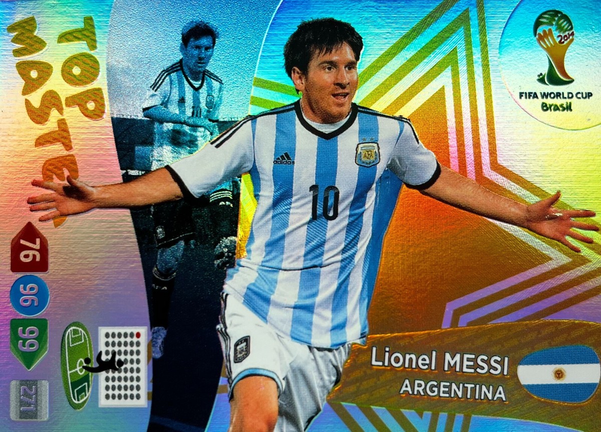メッシ　C・ロナウド　panini 2014 BRASIL worldcup Lionel Messi #271 Top Master 2014 Panini FIFA World Cup