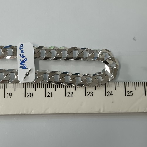 CATENA DA UOMO- UNISEX IN ARGENTO 925 A MAGLIA GRUMETTA DA 50 cm 31 GR. (0449) - Imagen 8 de 10