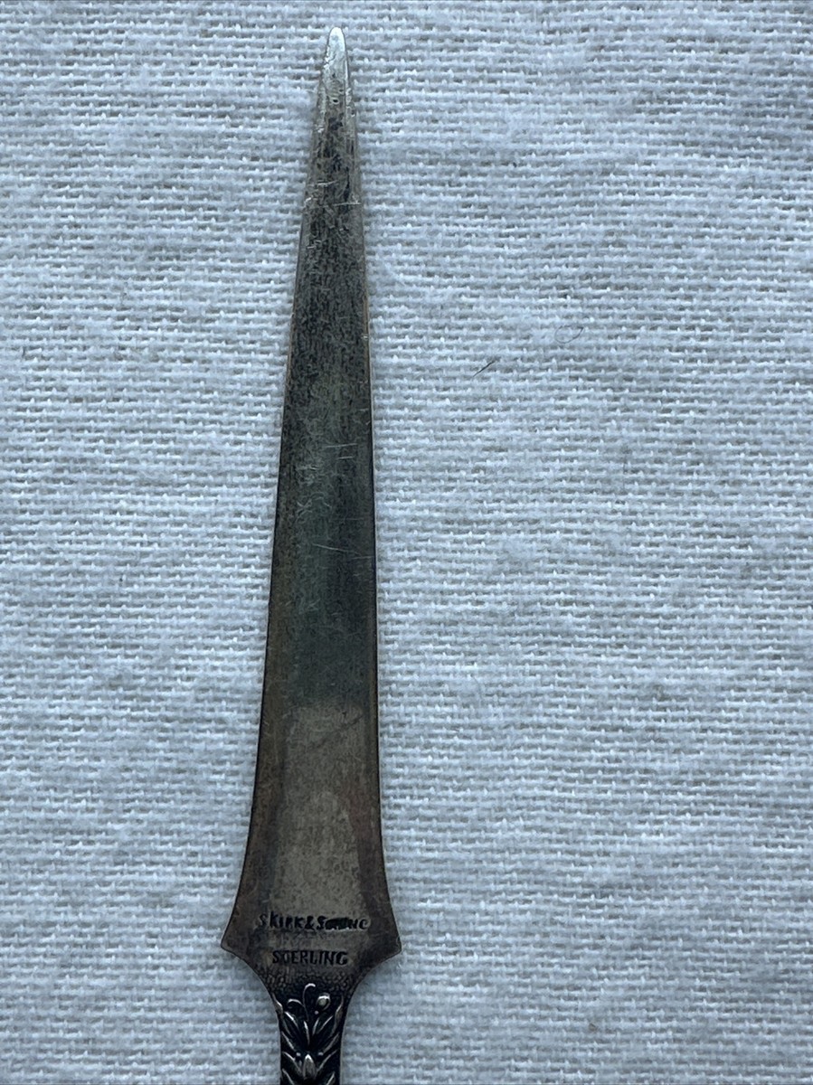 S. Kirk & Son Inc. Repousse Sterling Silver Letter Opener No
