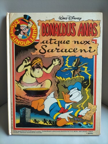 DONALD DUCK COMIC IN LATEIN - Donaldus Anas atque nox Saraceni - 1983 Walt Disney