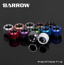 2 PCS Barrow Water Cooling Compression Fitting For Rigid Acrylic Tubing OD 16mm