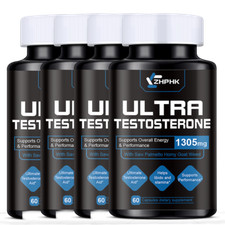 ULTRA Testosterone Booster - Increase Energy Improve Muscle Strength  Growth