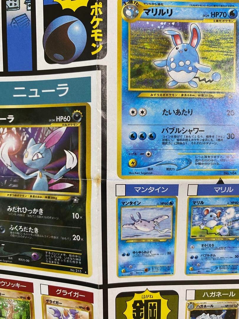 Pokemon Card Game Original Neo Genesis Promo Catalog Poster