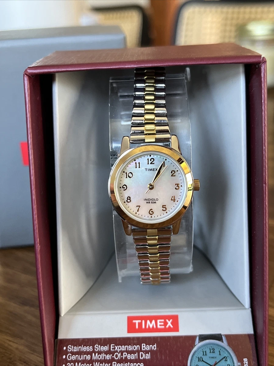 TIMEX Two Tone Expansion Women s Watch T2M828 MSRP 65